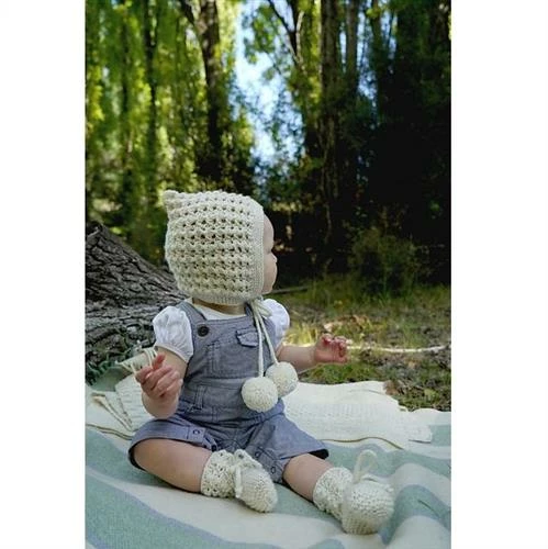 Lisa F Samantha Pixie Hat And Bootees - Bc74 5 Lisa F Samantha Pixie Hat And Bootees - Bc74 - Image 3