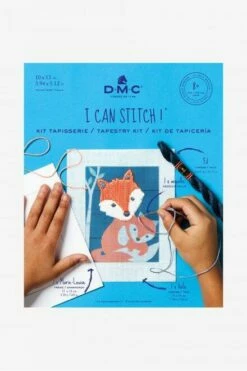 DMC "I Can Stitch!" Gaspar The Fox Straight Stitch Kit -Cheap Knitting Needles Store c300kfoxalt2440x661 tj5avzhm.jqz