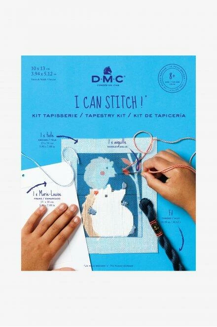 DMC "I Can Stitch!" Zebulon The Hedgehog Straight Stitch Kit 6 DMC "I Can Stitch!" Zebulon The Hedgehog Straight Stitch Kit - Image 4