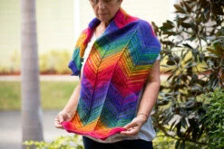 Urth Yarns Knitting Pattern - Chevron Scarf In Uneek Fingering/4 Ply