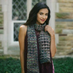 Malabrigo Cosido By Quenna Lee - Smocked Scarf- Knitting Kit / Pattern