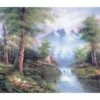 Collection D'Art Tapestry Canvas 40X50 Misty Mountain Scene -Cheap Knitting Needles Store da10334 yry0wc1r.xfm