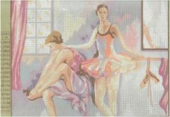 Collection D'Art Tapestry Canvas 40X50 Ballerina