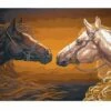Collection D'Art Tapestry Canvas 40X50 Horses -Cheap Knitting Needles Store da10395 3pdq0k01.xpp