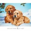 Collection D'Art Tapestry Canvas 40X50 Retriever Puppies -Cheap Knitting Needles Store da10402 kvdvmmee.t5b