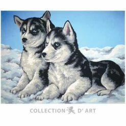 Collection D'Art Tapestry Canvas 40X50 Wolverines