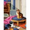 Collection D'Art Tapestry Canvas 40X50 Kittens In Salon -Cheap Knitting Needles Store da10417 q4p0dgi2.5of