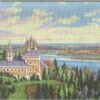 Collection D'Art Tapestry Canvas 40X50 Chateau On River -Cheap Knitting Needles Store da10433 nvdahf12.cvl