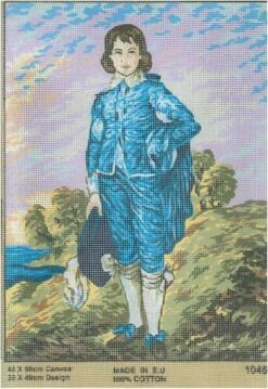 Collection D'Art Tapestry Canvas 40X50 Blue Boy