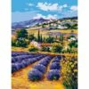 Collection D'Art Tapestry Canvas 40X50 Lavender Fields -Cheap Knitting Needles Store da10459 tlt43ah3.kit