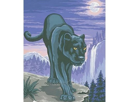 Collection D'Art Tapestry Canvas 50X60 Black Panther 3 Collection D'Art Tapestry Canvas 50X60 Black Panther