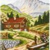 Collection D'Art Tapestry Canvas 50X60 Mountain Chalet -Cheap Knitting Needles Store da11496 5bzkb4zh.wbi