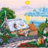 Collection D'Art Tapestry Canvas 50X60 Sunrise/Cottage/Lake 1 Collection D'Art Tapestry Canvas 50X60 Sunrise/Cottage/Lake -Cheap Knitting Needles Store da11513 rndcq4oj.fgo