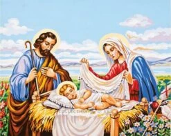 Collection D'Art Tapestry Canvas 50X60 Holy Family