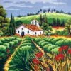 Collection D'Art Tapestry Canvas 50X60 Brick Cottage -Cheap Knitting Needles Store da11556 3qkjp0la.paq