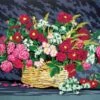 Collection D'Art Tapestry Canvas 50X60 A Basket Of Flowers -Cheap Knitting Needles Store da11581 auy1it3p.niv