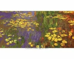 Collection D'Art Tapestry Canvas 60X110 Impressionist Field Of Flowers