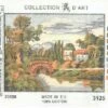 Collection D'Art Tapestry Canvas 20X25 Country Scene -Cheap Knitting Needles Store da3125 si4022lh.hku