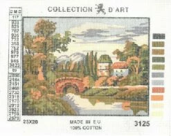 Collection D'Art Tapestry Canvas 20X25 Country Scene