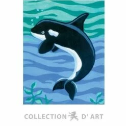 Collection D'Art Tapestry Canvas 20X25 Orca