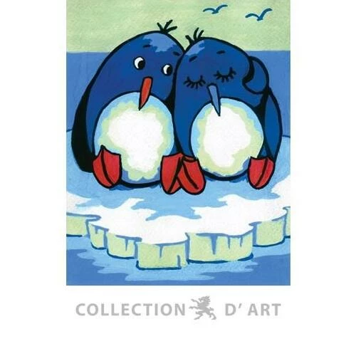 Collection D'Art Tapestry Canvas 20X25 Penguins 3 Collection D'Art Tapestry Canvas 20X25 Penguins