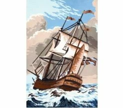 Collection D'Art Tapestry Canvas 30X40 Ship