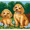 Collection D'Art Tapestry Canvas 30X40 Puppies -Cheap Knitting Needles Store da6223 oichxavw.k40