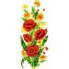 Collection D'Art Tapestry Canvas 30X60 Bunch Red Poppies -Cheap Knitting Needles Store da8010 row5vlx1.du2