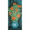 Collection D'Art Tapestry Canvas 30X60 Orange Roses -Cheap Knitting Needles Store da8044 bba3dvec.kaf