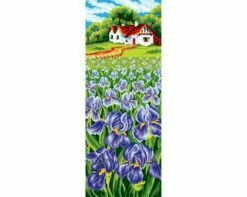 Collection D'Art Tapestry Canvas 30X60 Field Of Iris