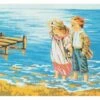 Collection D'Art Tapestry Canvas 20X30 Children Paddling 2 Collection D'Art Tapestry Canvas 20X30 Children Paddling -Cheap Knitting Needles Store daa36 vq3nulj3.lcf