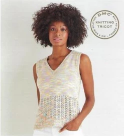 DMC 7155 - Top - Knitting Pattern / Kit