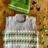 Lisa F BC118 - Cypress Vest & Beanie - Knitting Pattern