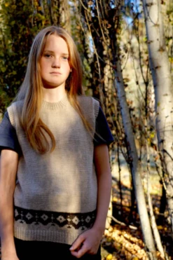 Lisa F HC43 - Rosalee Vest - Knitting Pattern