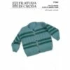 Filatura Di Crosa F1047 Cable And Stripe Cardigan