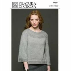 Filatura Di Crosa Pattern F1057 Caterina Top-Down Pullover