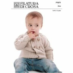 Filatura Di Crosa Pattern F1071 - Cardigan - Knitting Pattern