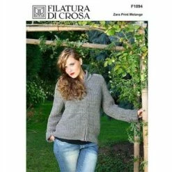 Filatura Di Crosa Pattern F1094 Military-Style Cardigan