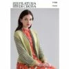 Filatura Di Crosa Pattern F1109 Marilyn Hi-Lo Cardigan -Cheap Knitting Needles Store f1109 1 637406200993099636