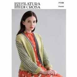 Filatura Di Crosa Pattern F1109 Marilyn Hi-Lo Cardigan