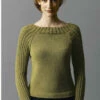 Filatura Di Crosa Zara Z05 Bow Trim Long Sleeve Pullover -Cheap Knitting Needles Store fdcz05 gldxjqoe.y1n