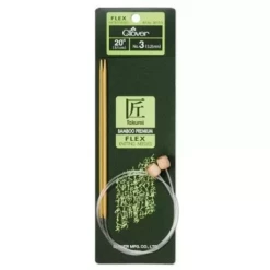 Clover Takumi Flex 20" Knitting Needles -Cheap Knitting Needles Store flex cgzo2us1.5pu