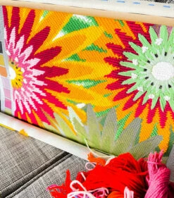 The Stitchsmith Gerbera Needlepoint Kit -Cheap Knitting Needles Store gerbera needlepoint 2ovfhhuv.fhz