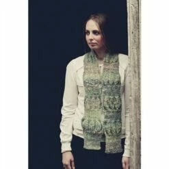 Lisa F Honey Cakes Pattern - HC05 Autumn Leaf Scarf -Cheap Knitting Needles Store hc05 3 637406200797280876