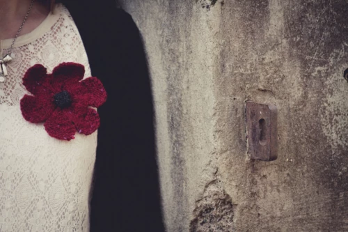 Lisa F HC09 - Poppy Rose Brooch & Mitts - Knitting Pattern 6 Lisa F HC09 - Poppy Rose Brooch & Mitts - Knitting Pattern - Image 4