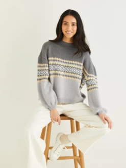 Sirdar 10309 - Fair Isle Placement Sweater -Cheap Knitting Needles Store image 2023 05 28t154 pvt2j4bs.slv