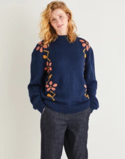 Sirdar 10160 Floral Intarsia Sweater - Knitting Pattern -Cheap Knitting Needles Store image 2023 07 19t100 b2ues0k0.qab