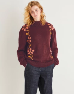 Sirdar 10160 Floral Intarsia Sweater - Knitting Pattern -Cheap Knitting Needles Store image 2023 07 19t100 rse25guz.5t0