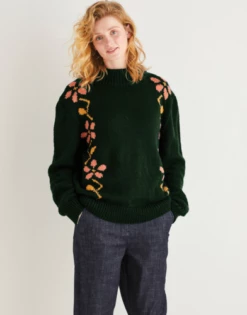 Sirdar 10160 Floral Intarsia Sweater - Knitting Pattern -Cheap Knitting Needles Store image 2023 07 19t100 zc1ashwv.bk1