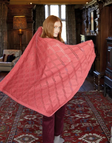 Sirdar 10164 Diamond Trellis Afghan - Knitting Pattern 3 Sirdar 10164 Diamond Trellis Afghan - Knitting Pattern